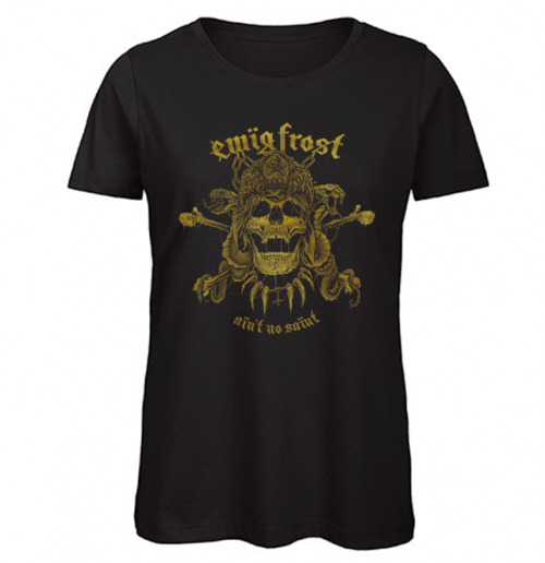 Ladies T-Shirt Ewig Frost gold on white